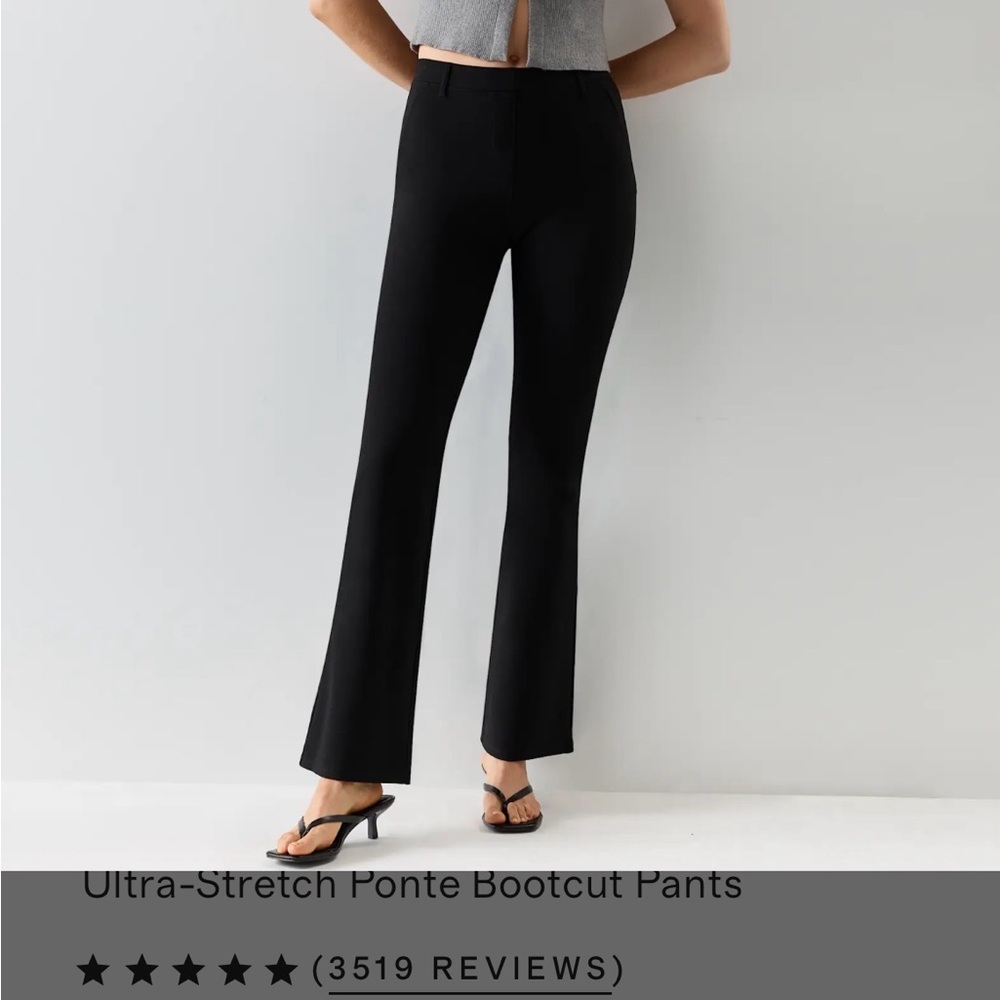 Quince Classic Black Trousers